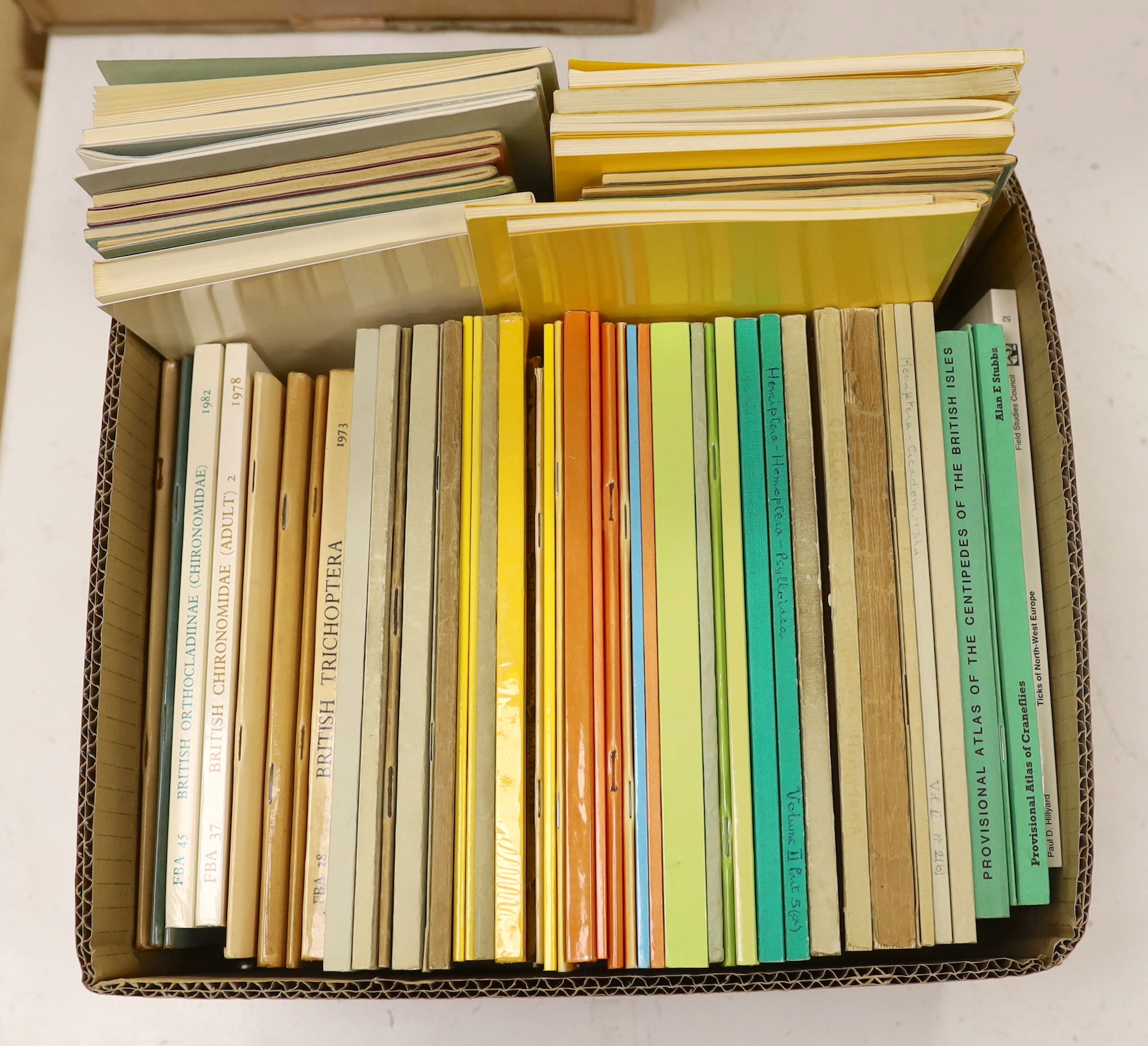 Royal Entomological Society of London - Handbooks for the Identification of British Insects, 41 various. illus., printed wrappers. 1949-86; Freshwater Biological Association - booklets, 19 various. illus., printed wrappe